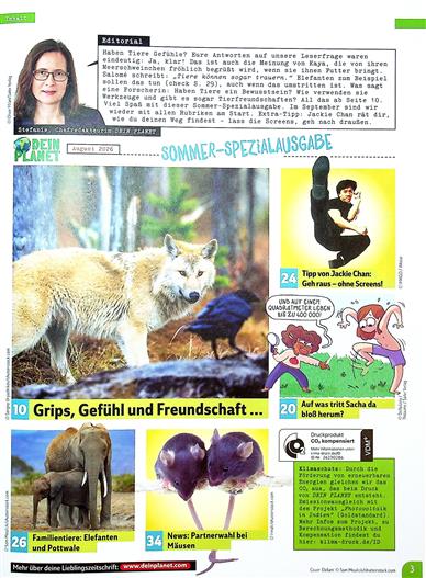 Dein Planet Inhaltsverzeichnis
