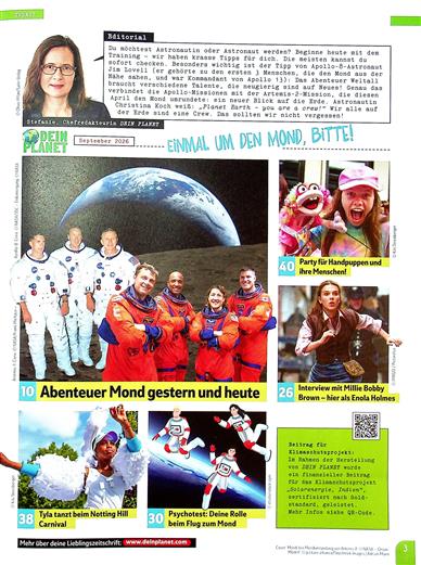 Dein Planet Inhaltsverzeichnis