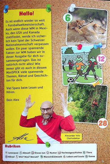 MiniSpick Inhaltsverzeichnis