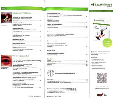 Der Heilpraktiker Inhaltsverzeichnis