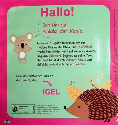 Kolala Inhaltsverzeichnis