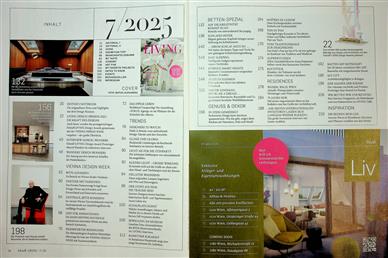 Falstaff Living Inhaltsverzeichnis