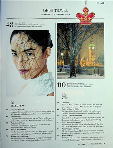 Falstaff Travel Inhaltsverzeichnis