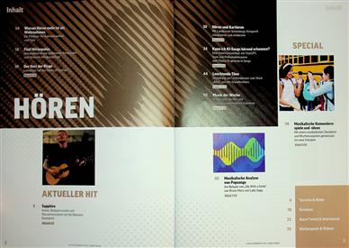 Musik & Unterricht Kombi mit CD Inhaltsverzeichnis