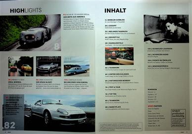 Spirit Magazin Inhaltsverzeichnis