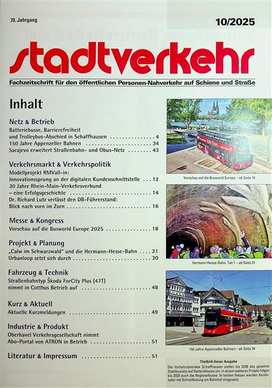 Stadtverkehr Inhaltsverzeichnis