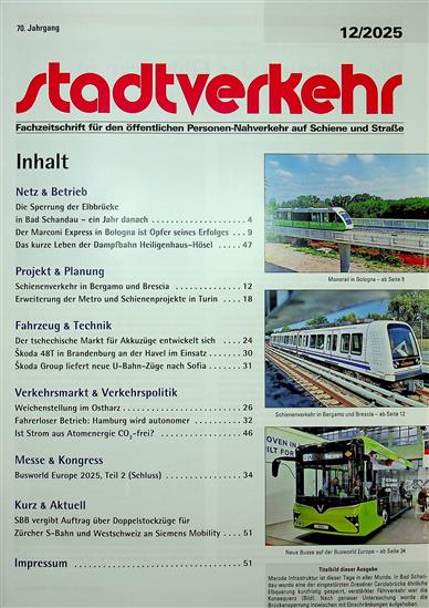Stadtverkehr Inhaltsverzeichnis