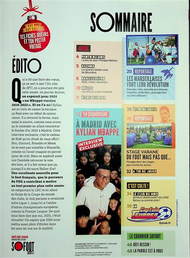 So Foot Club (FR) Inhaltsverzeichnis