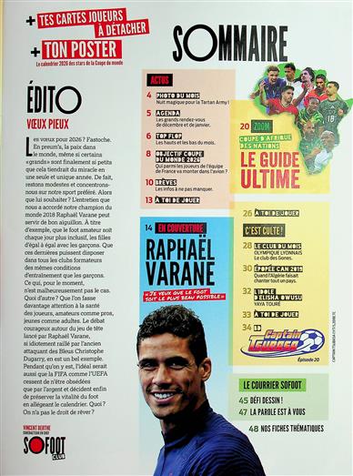 So Foot Club (FR) Inhaltsverzeichnis