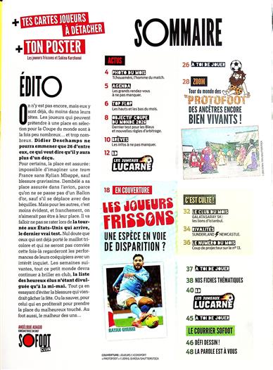 So Foot Club (FR) Inhaltsverzeichnis