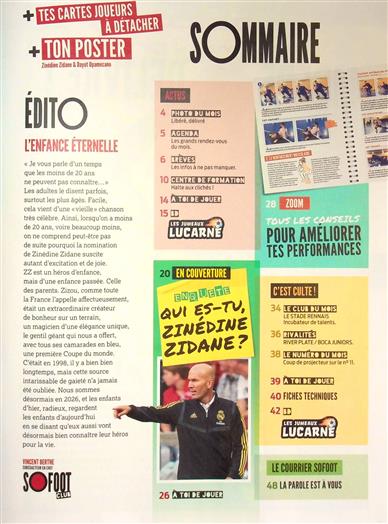 So Foot Club (FR) Inhaltsverzeichnis