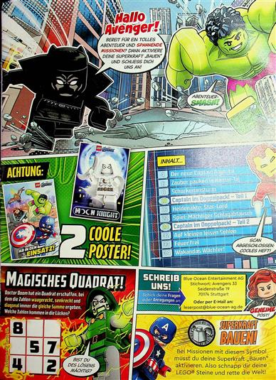 LEGO Marvel Inhaltsverzeichnis