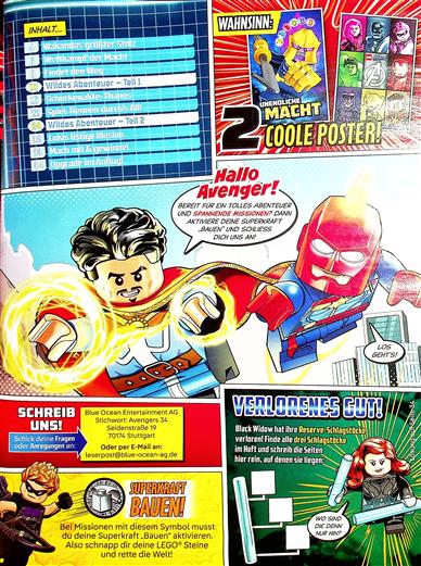 LEGO Marvel Inhaltsverzeichnis