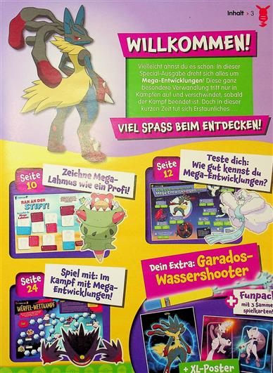 Pokemon Special Inhaltsverzeichnis