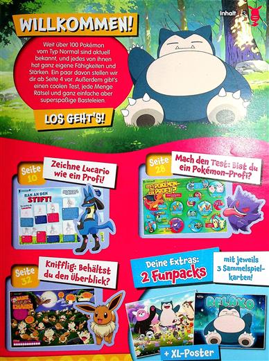 Pokemon Special Inhaltsverzeichnis