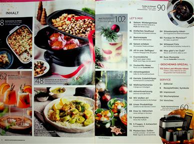 Monsieur Cuisine Inhaltsverzeichnis