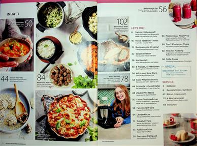 Monsieur Cuisine Inhaltsverzeichnis