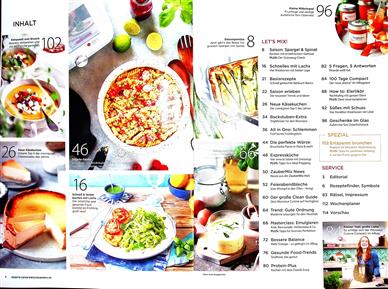 Monsieur Cuisine Inhaltsverzeichnis