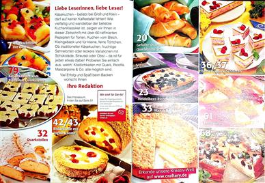 Küchenspaß Quark- und Käsekuchen Inhaltsverzeichnis