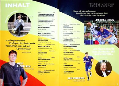 Bock auf Handball Inhaltsverzeichnis