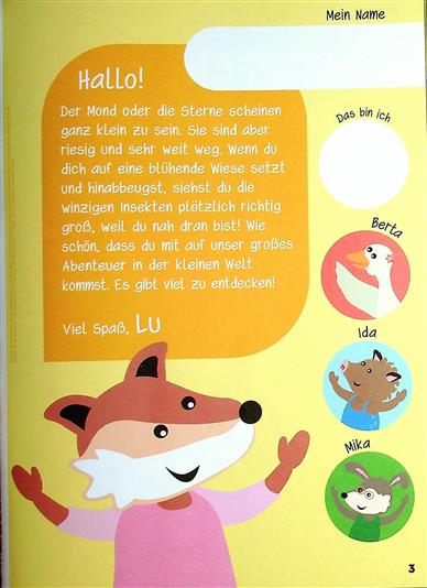 Mein erstes Geolino Inhaltsverzeichnis