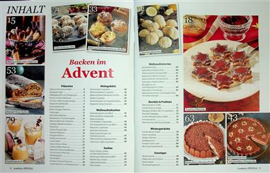 Landbäckerei Spezial Backen im Advent Inhaltsverzeichnis