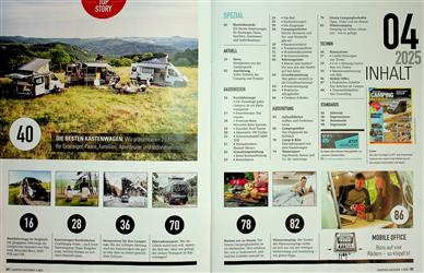 Camping Ratgeber Inhaltsverzeichnis