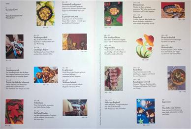 ZEIT MAGAZIN Wochenmarkt Inhaltsverzeichnis