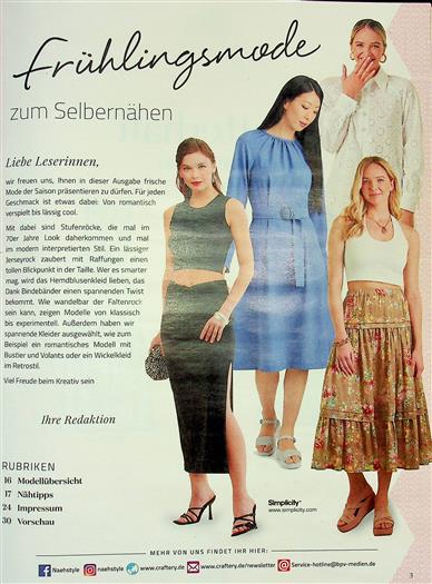 Meine Nähmode Kleider & Röcke Inhaltsverzeichnis