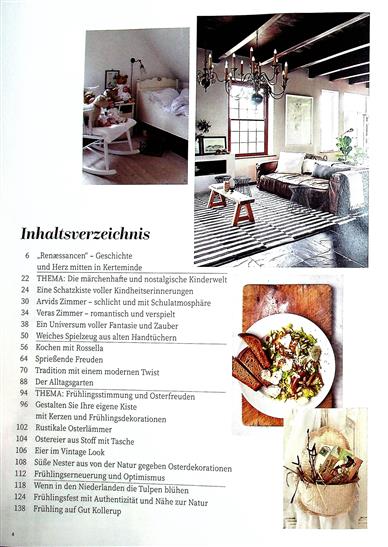 Jeanne d'Arc Living Inhaltsverzeichnis