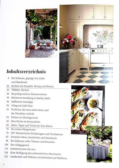 Jeanne d'Arc Living Inhaltsverzeichnis