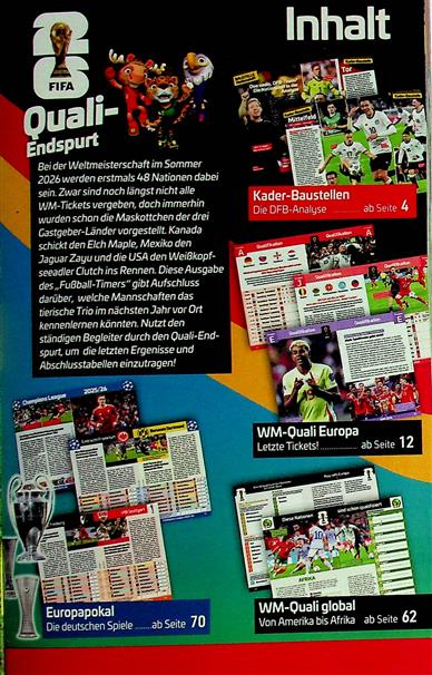 Fussball Timer Inhaltsverzeichnis