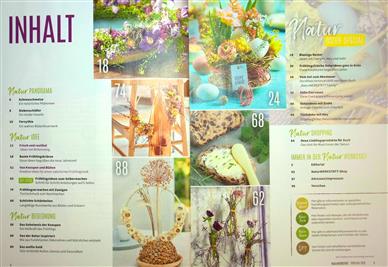 Natur Werkstatt Inhaltsverzeichnis