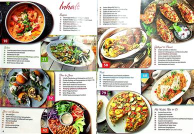 Die beliebtesten Rezepte Inhaltsverzeichnis