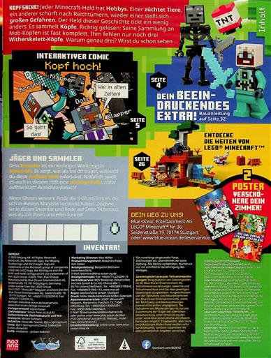 LEGO Minecraft Inhaltsverzeichnis