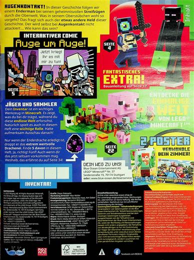 LEGO Minecraft Inhaltsverzeichnis