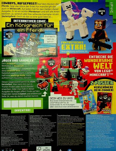 LEGO Minecraft Inhaltsverzeichnis