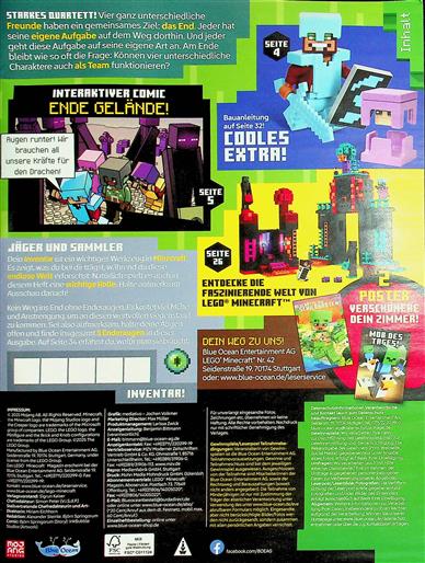 LEGO Minecraft Inhaltsverzeichnis