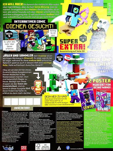 LEGO Minecraft Inhaltsverzeichnis