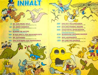 Lustiges Taschenbuch Spezial Inhaltsverzeichnis