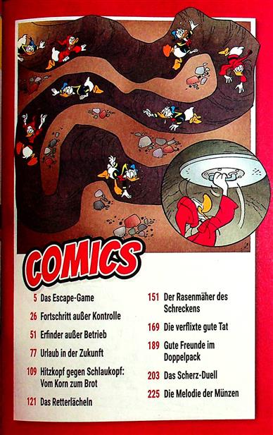 Lustiges Taschenbuch Young Comics Inhaltsverzeichnis