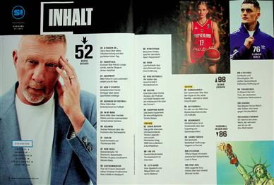 Sports Illustrated Inhaltsverzeichnis