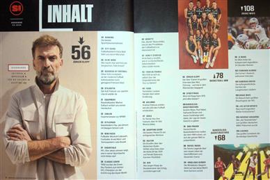 Sports Illustrated Inhaltsverzeichnis