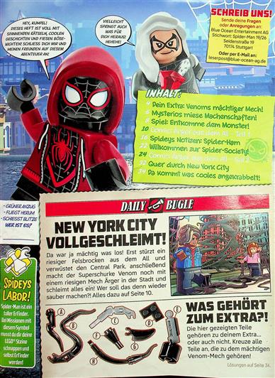 LEGO Spider Man Inhaltsverzeichnis