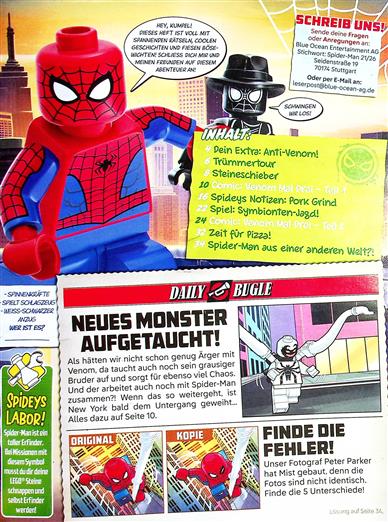 LEGO Spider Man Inhaltsverzeichnis