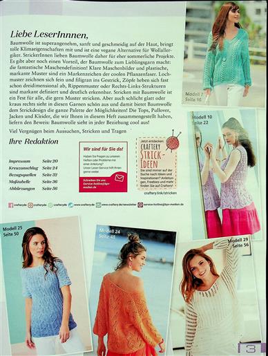 Meine Strickmode Sommer-Style 2024 Inhaltsverzeichnis