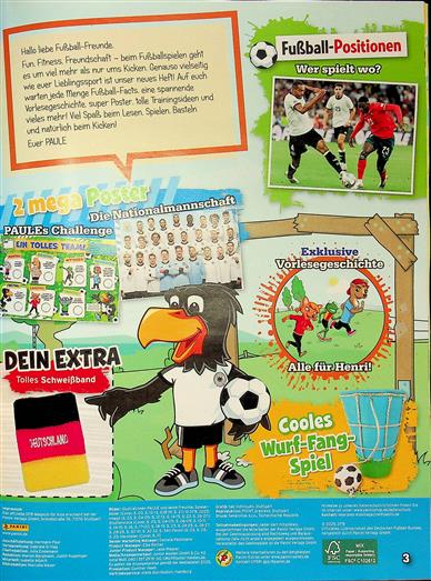 DFB-Magazin für Kids Inhaltsverzeichnis