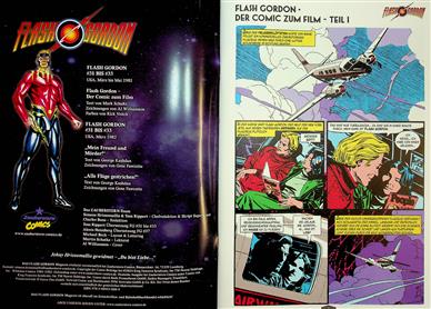 Flash Gordon - Comic Ausgabe 8 Inhaltsverzeichnis