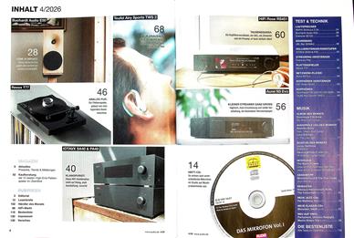 Audio + Stereoplay Inhaltsverzeichnis