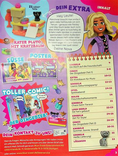 LEGO Friends Inhaltsverzeichnis